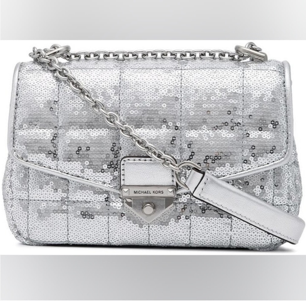 MICHAEL Michael Kors Soho Small Sequin
Chain Shoulder Bag